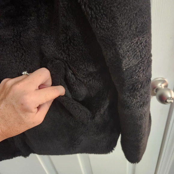 Zara Elegant Black Teddy Jacket - Picture 5 of 14